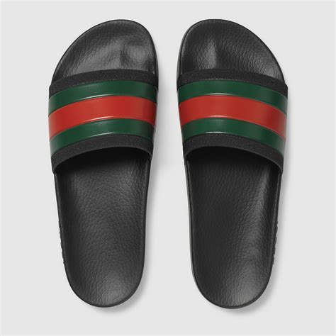 gucci rubber sandals mens|gucci rubber slide sandals outfit.